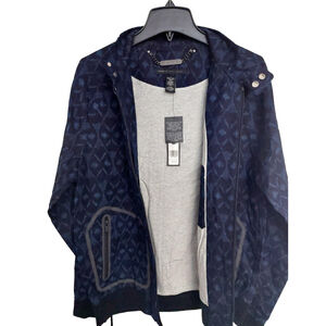 Marc Jacobs Member Only Mens Indigo Blue Lined Fall Jacket SZ M/Medium